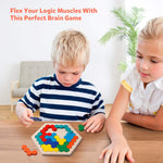 Wooden Hexagon Puzzle for Kids