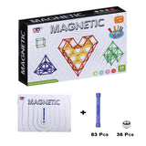 Magnetic Building Sticks Developmental Play for 6 years