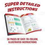 Super detailed instructions in Food Science STEM Chemistry Kit