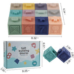 Baby blocks set includes 12 pieces