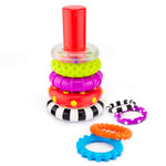 Stacking Ring STEM Learning 9 Piece Set | Developmental Play|  Age 6+ mos.