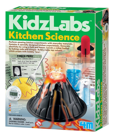 DIY Chemistry Experiment for kids using kitchen items