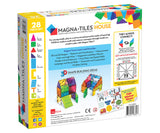 Magna-Tiles House Set, The Original, Award-Winning Magnetic Building, Creativity & Educational, Stem Approved, Solid & Clear Colors