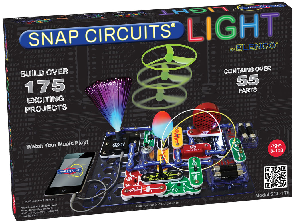 Elenco Snap Circuits Jr. SC-100 Electronics Exploration Kit, Over 100  Projects, Full Color Project Manual, 30 + Snap Circuits Parts, STEM  Educational